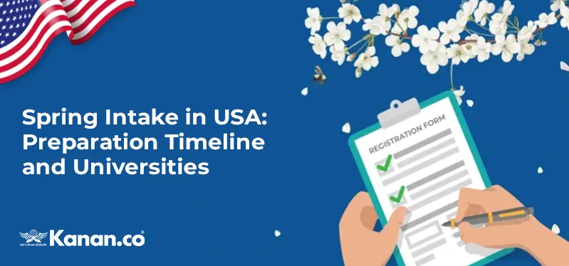January / Spring intake in USA 2025-2026 for Indian Students