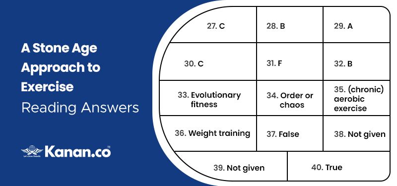 a stone age approach to exercise reading answers