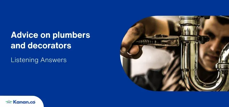 advice on plumbers and decorators