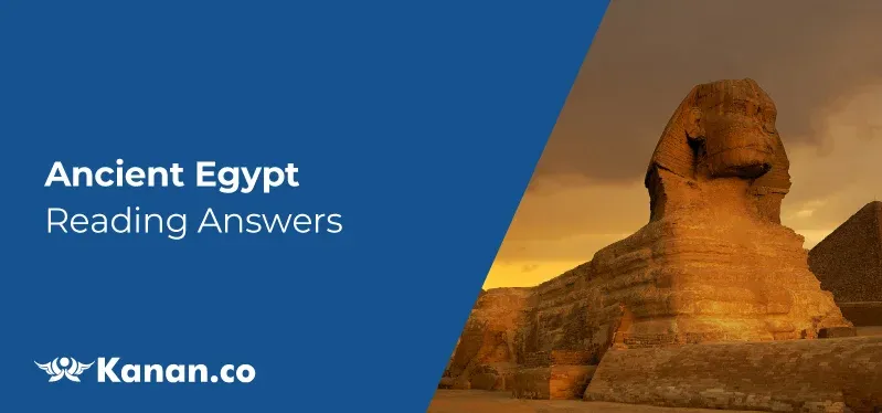 Ancient Egypt Reading Answers
