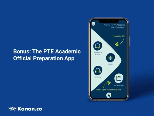 Bonus the PTE academic official Preparation App