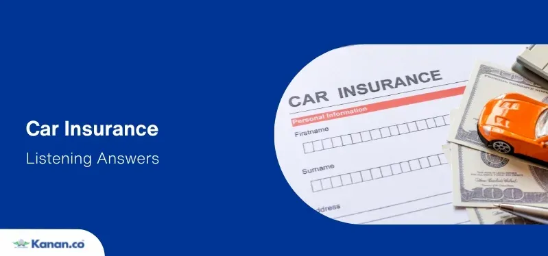car insurance listening answers