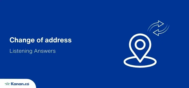address change listening answers