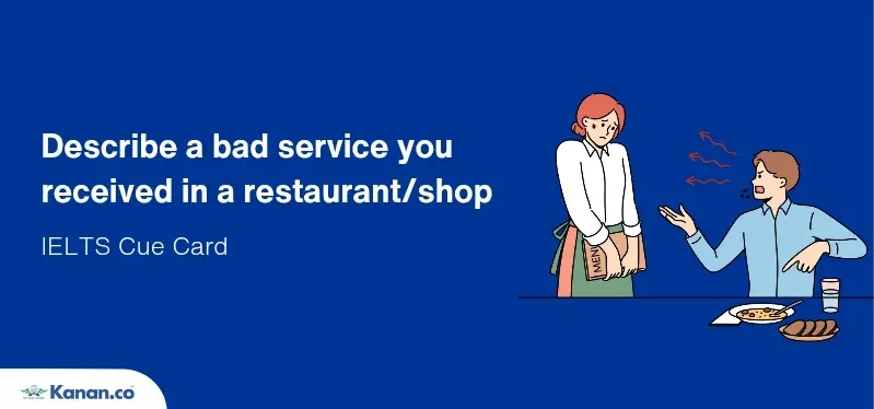 Describe a bad service you received in