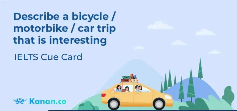 Describe a Bicycle Motorbike car trip that is interesting