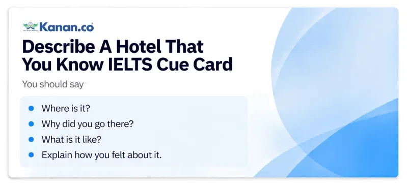 describe a hotel that you know