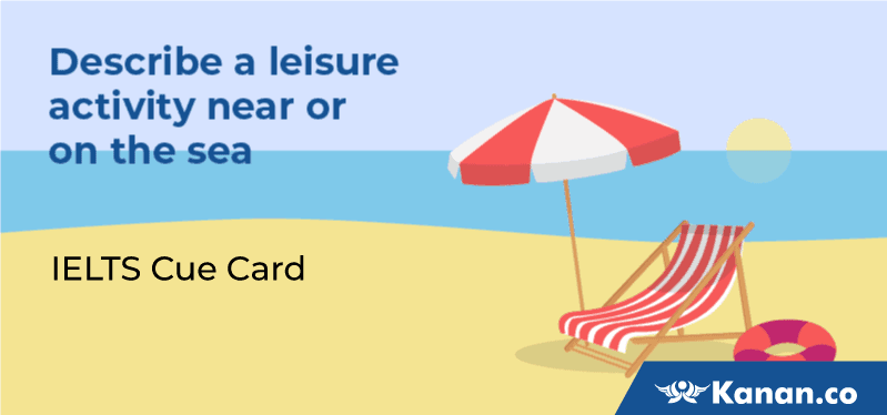 Describe a leisure activity near or on the sea