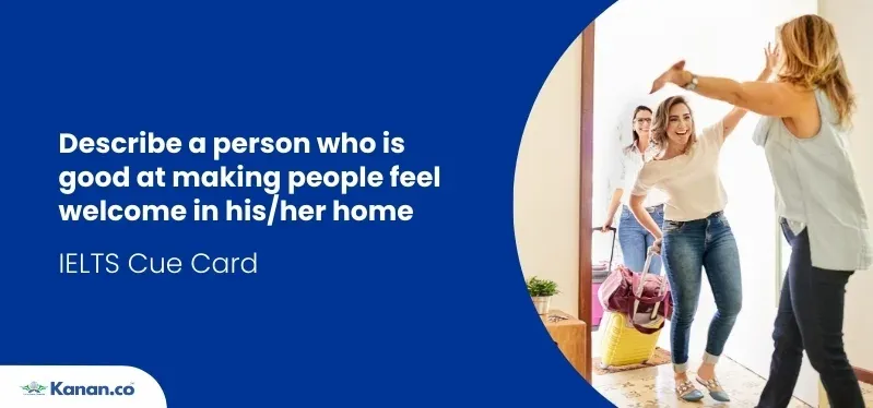 Describe a person who is good at making people feel welcome in his_her home