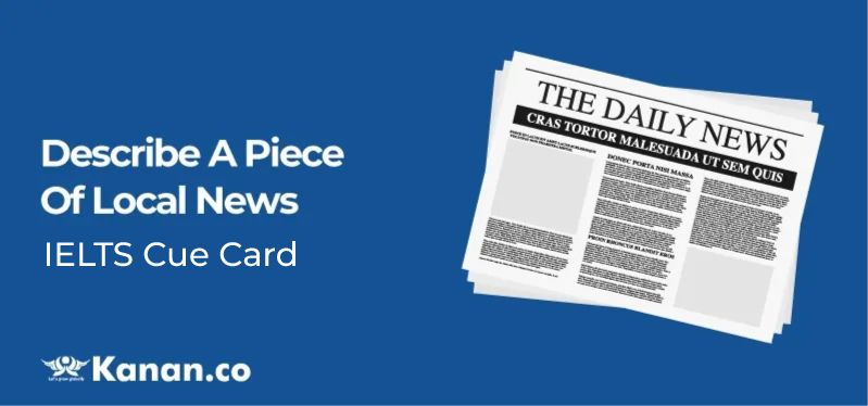 Describe a piece of local news