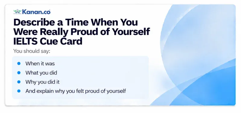 Describe a Time When You Were Really Proud of Yourself