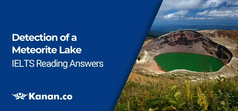 detection of a meteorite lake ielts reading answers