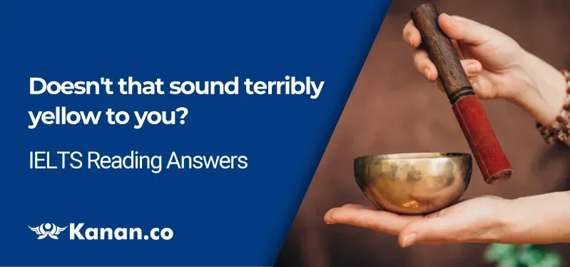 Does not that sound terribly yellow to you