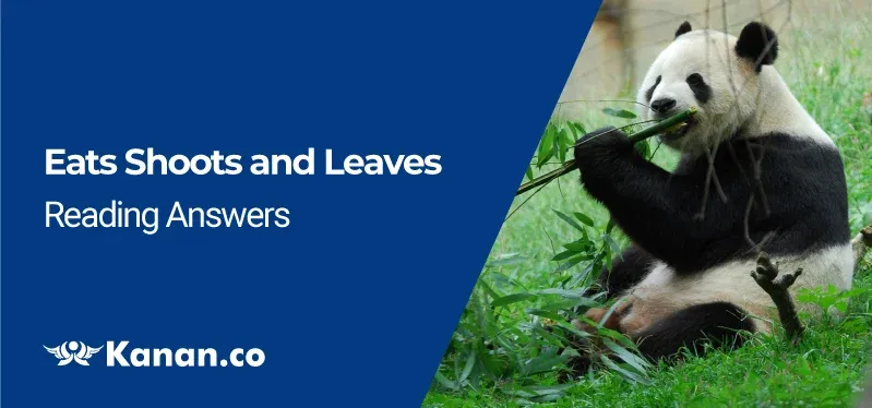 Eats shoots and Leaves reading answers