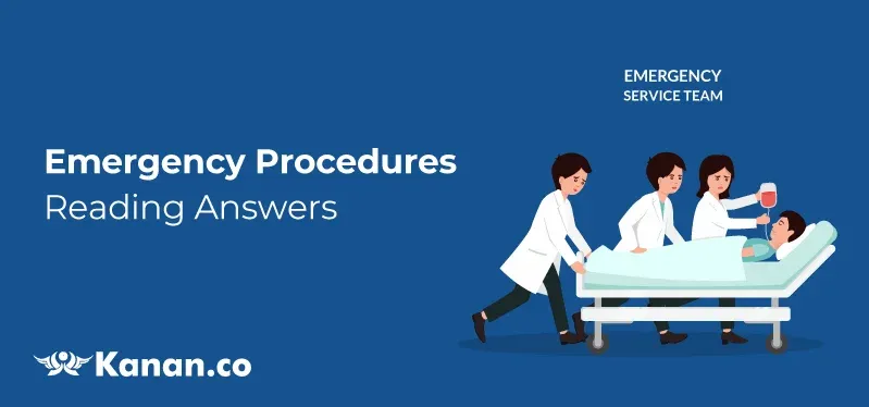 Emergency procrdures reading answers