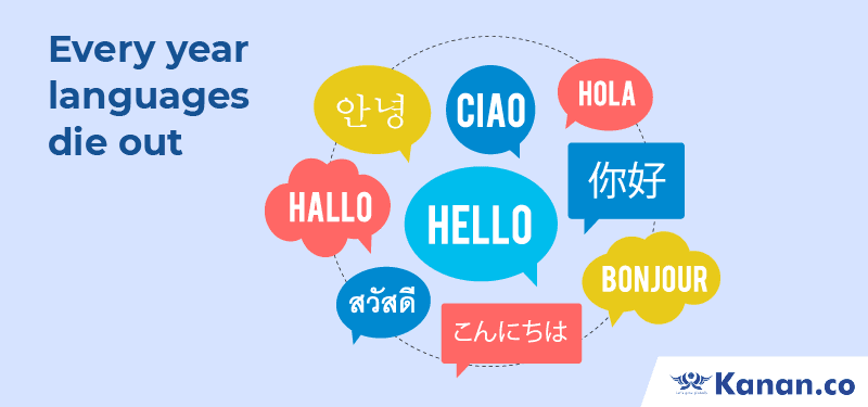 Every year languages die out
