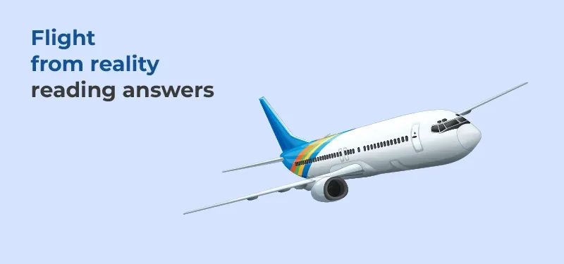 flight-from-reality-reading-answers