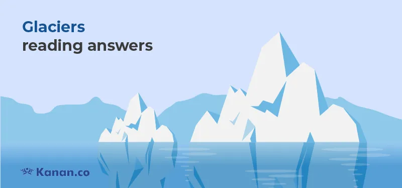 Glaciers reading answers