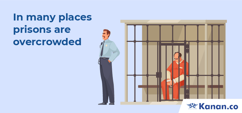 In many places prisons are overcrowded