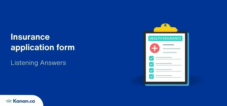 insurance application form