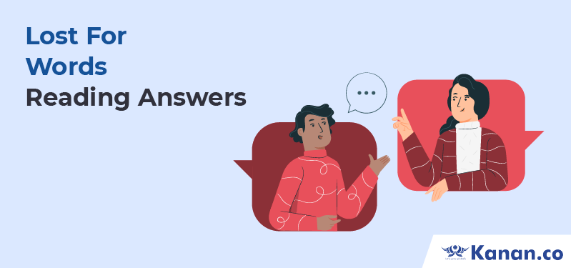 Lost for words reading answers