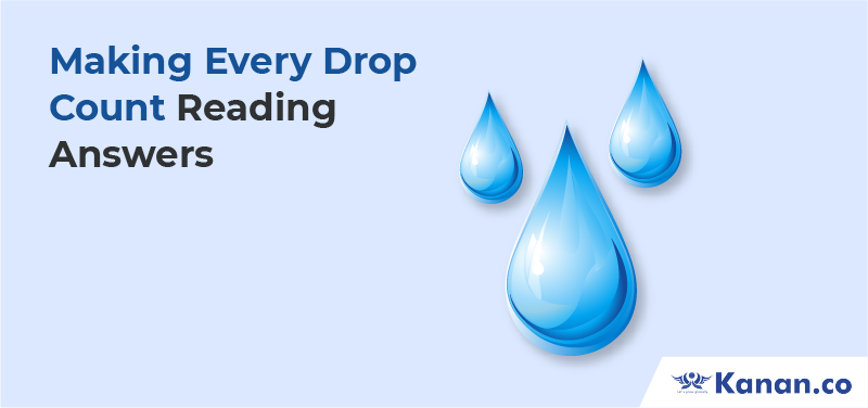 Making Every Drop Count Reading Answers