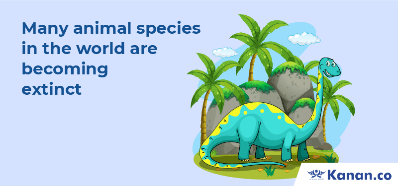 many animal species in the world are becoming extinct