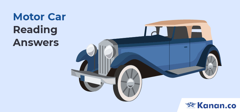 The Motor Car Reading Answers