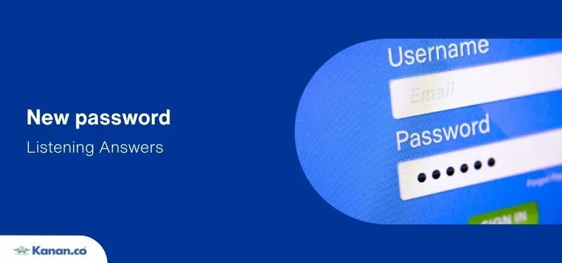new password
