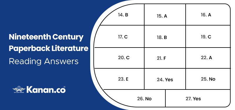 nineteenth century paperback literature reading answers