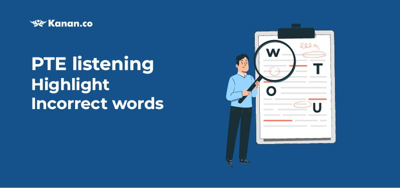PTE Listening Highlight incorrect words