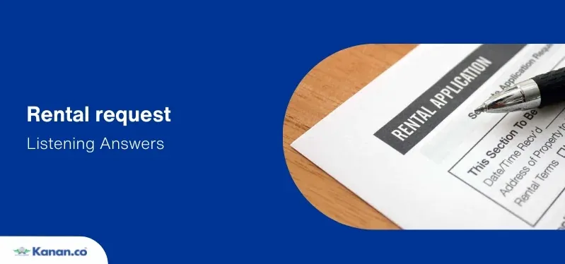rental request listening answers
