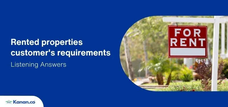 rented properties customer's requirements