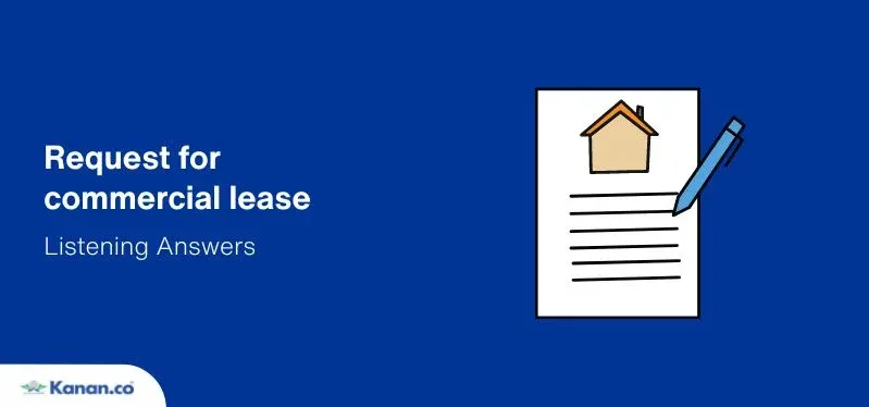 Request for Commercial Lease