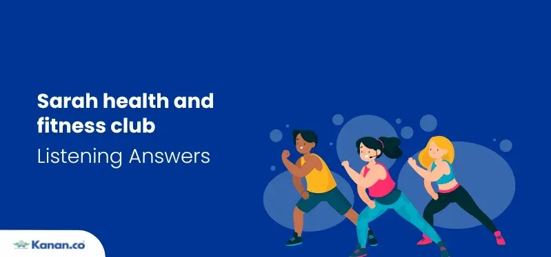 Image of sarah health and fitness club listening answers