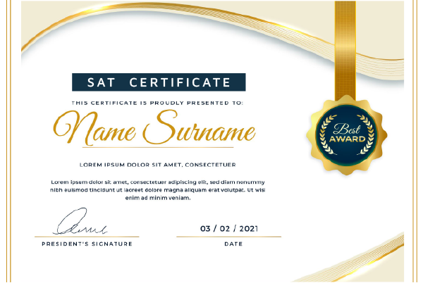 sat certificate in dehradun