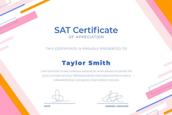 sat certificate in patiala