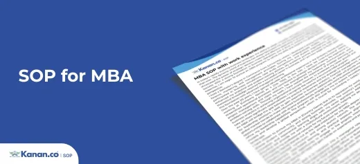 SOP for MBA