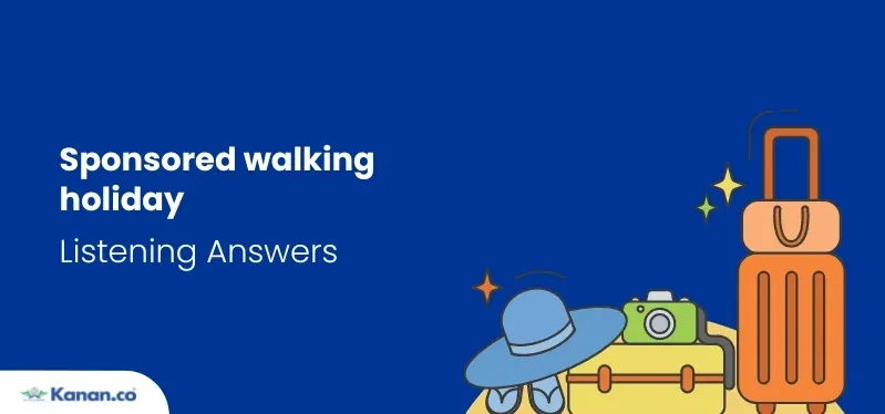 Image of sponsored walking holiday listening answers