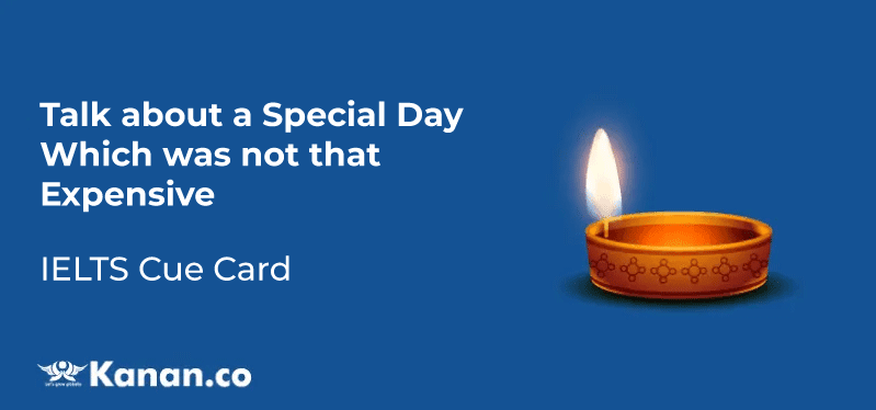 Talk about a special day which was not that expensive