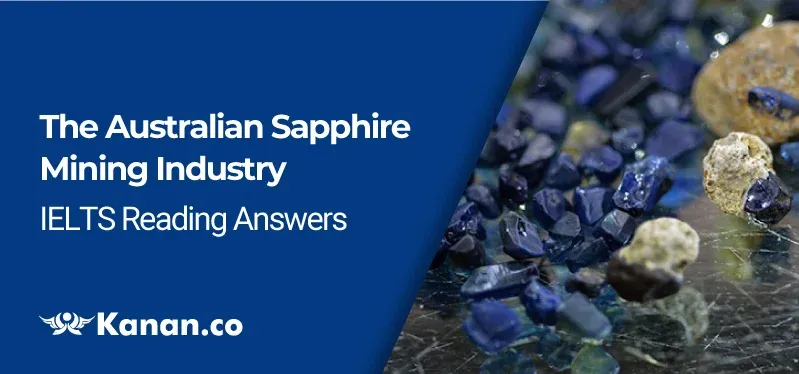 the Australian sapphire mining industry