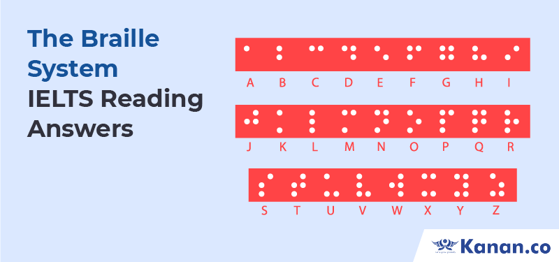 The Braille System IELTS Reading Answers