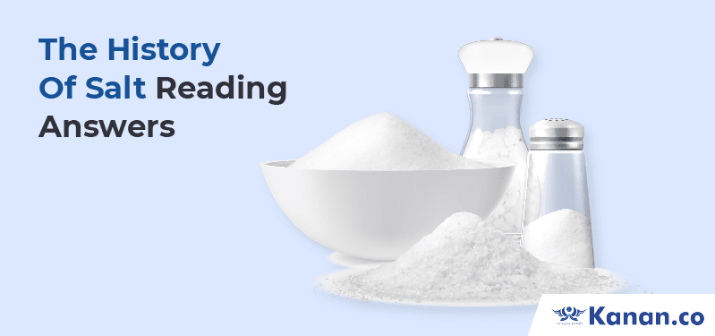 The History of Salt Reading Answers