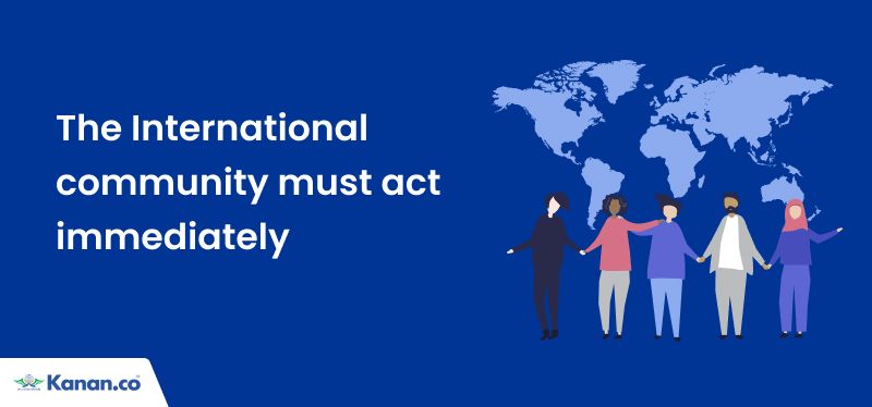 The international community must act immediately