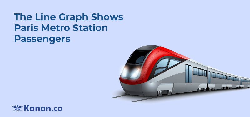 The Line Graph Shows Paris Metro Station Passengers 