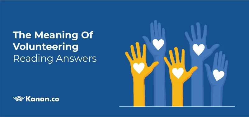 The Meaning of Volunteering reading answers