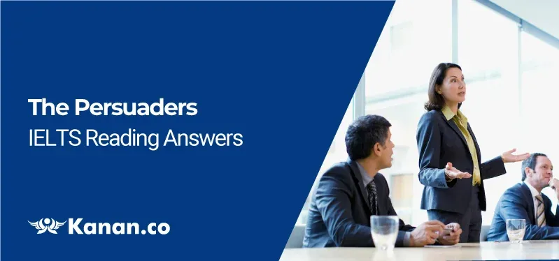 The Persuaders Reading Answers