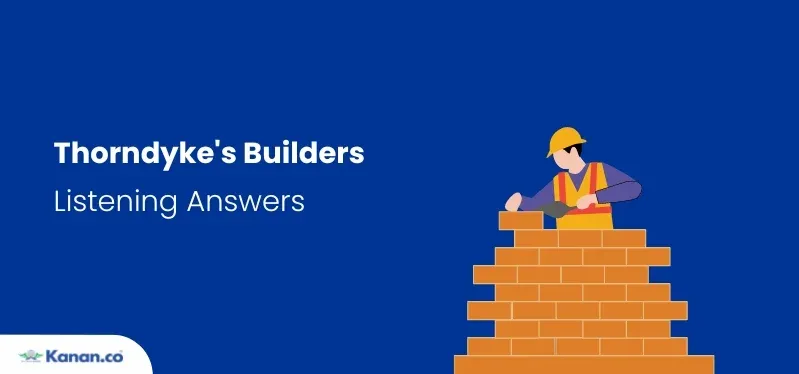 thorndyke's builders listening answers