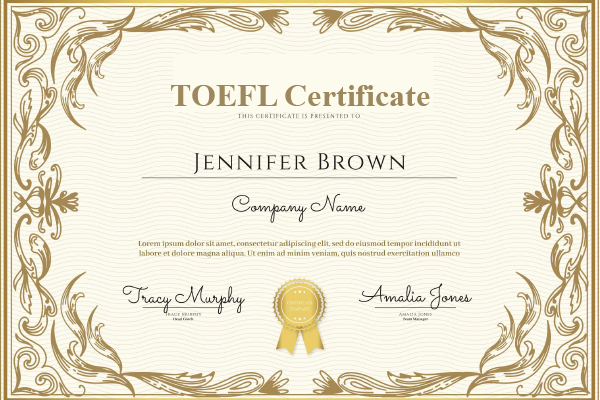 toefl certificate in khanna