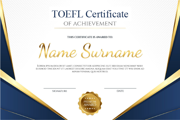 toefl certificate in navsari