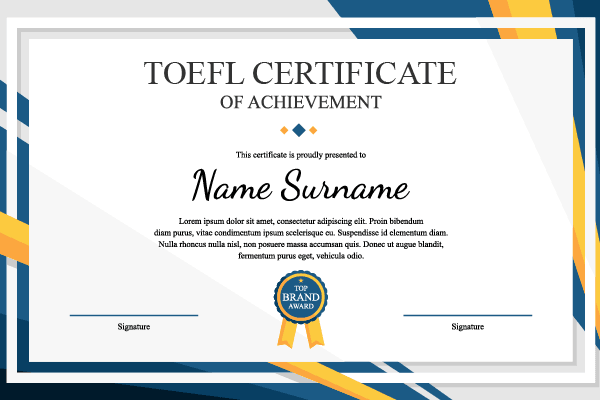 toefl certificate in yamunanagar